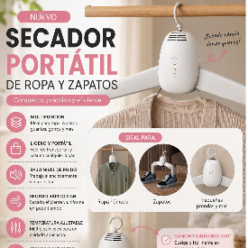 SECADOR DE ROPA Y ZAPATOS PORTATIL