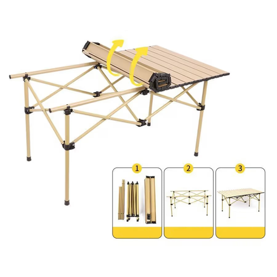 MESA DE KAMPING PLEGABLE BH9355