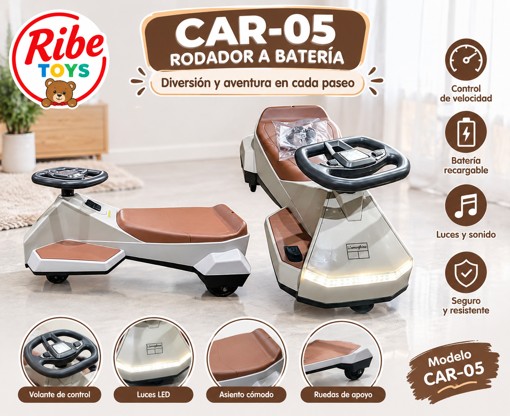 CAR-05 - RODADOR a batería Ref: LB-DD