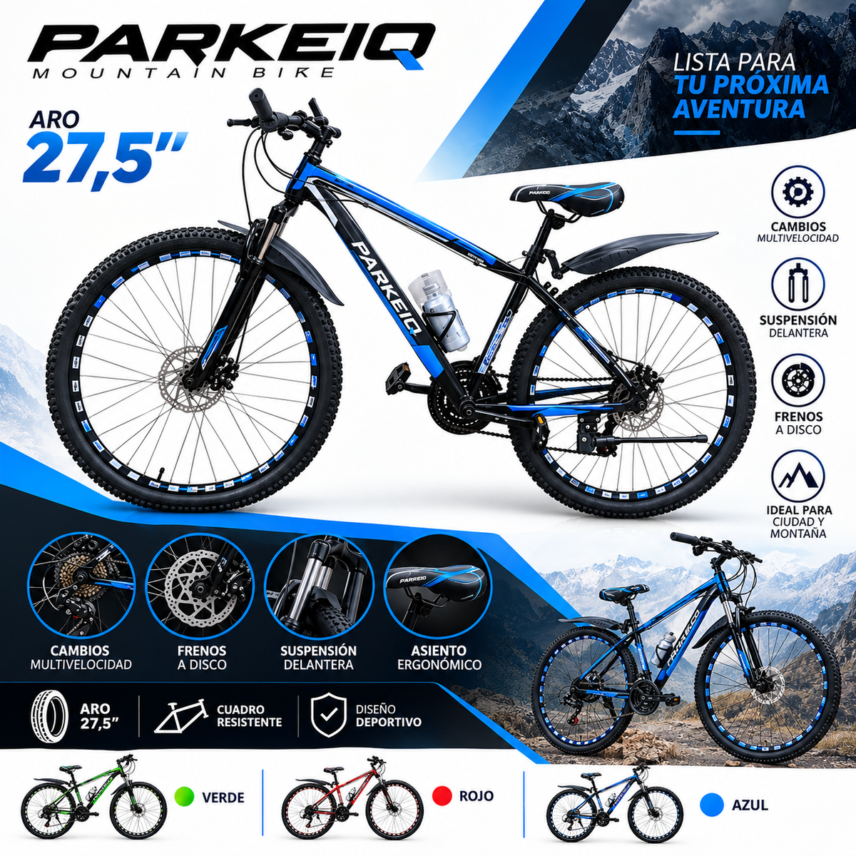 Bicicleta Aro 27.5  PARKEIQ