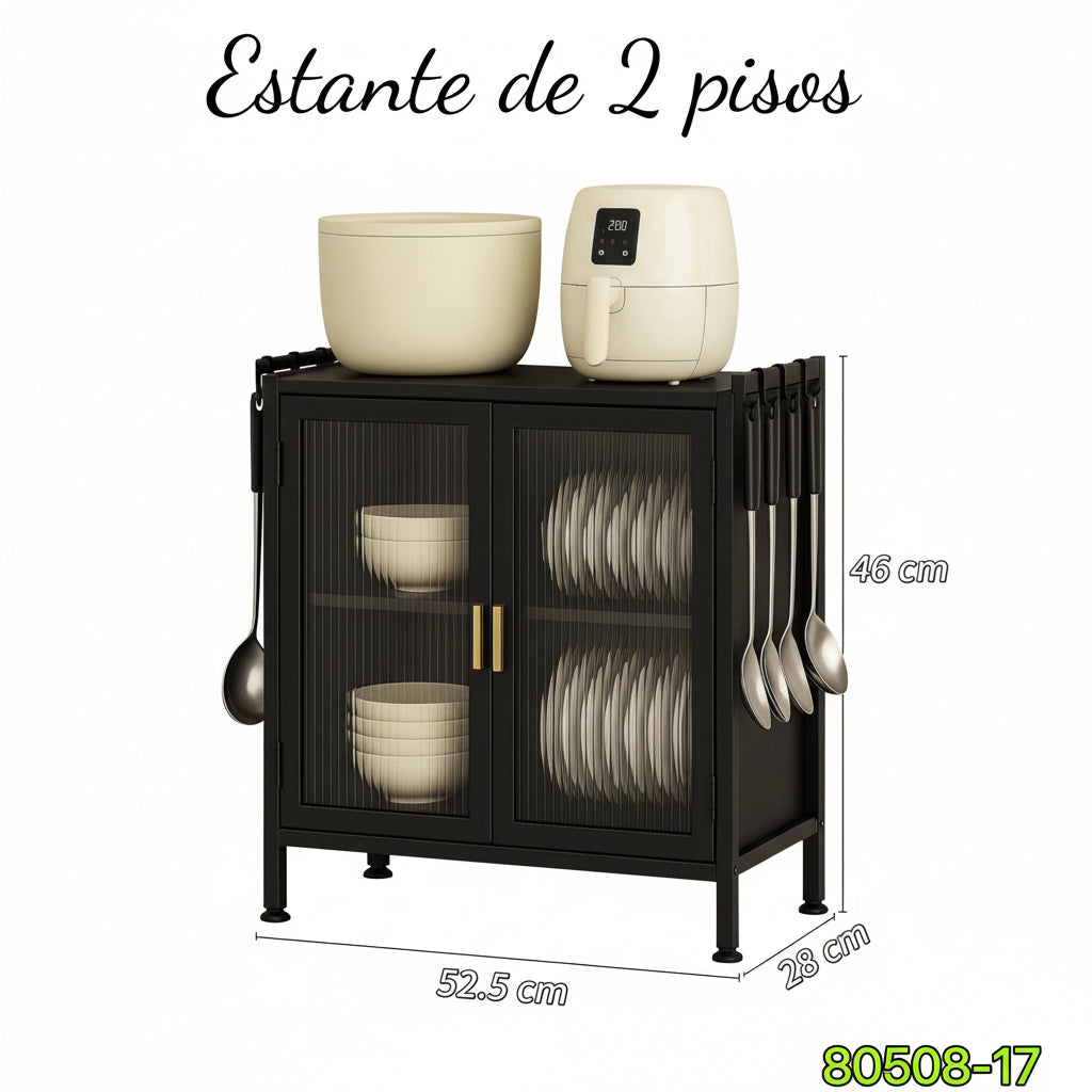 Estante 2 pisos cocina