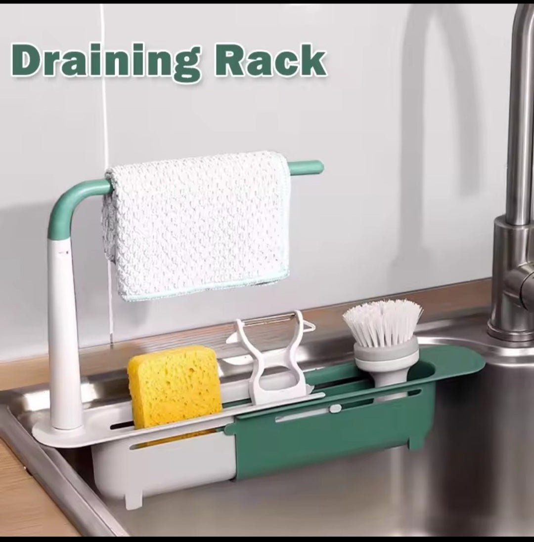 Rack organizador de cocina extensible