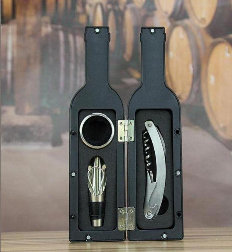 KIT 3PZ ABRIDOR DE VINO BOTELLA 24CM