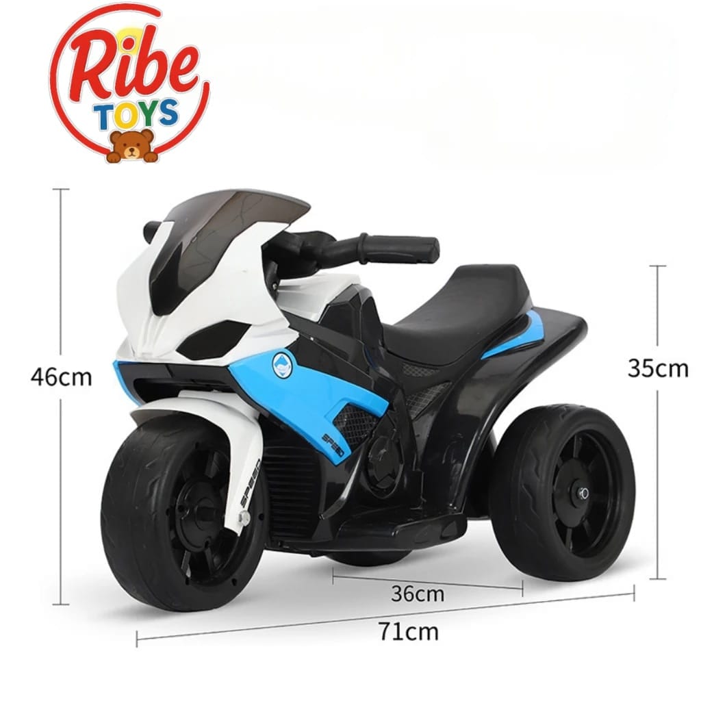 MOTO-11🏍️ Trimoto Eléctrica Infantil Deportiva – 6V