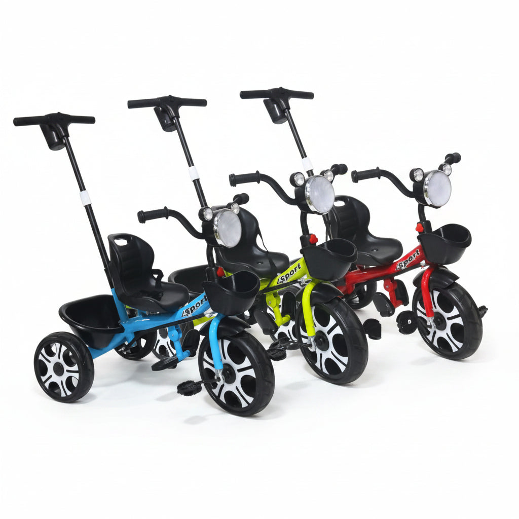 Triciclo guiador con luces Cod.: 619