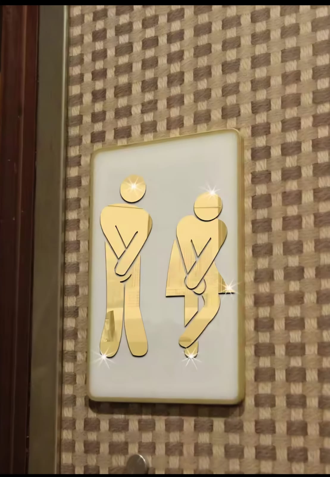 LETRERO DE BAÑO