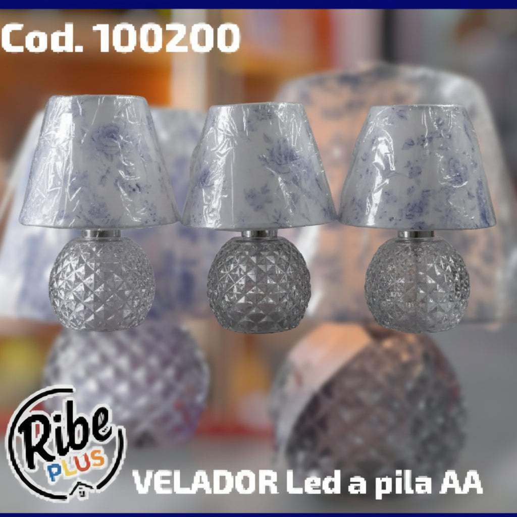 LAMP VELADOR PIÑA A PILA AA