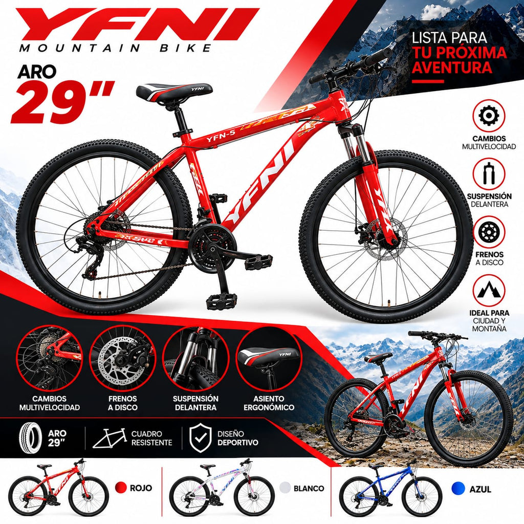 BICICLETA YFNI ACERO ARO 29"