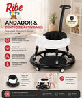 ANDADOR DE BEBE NEGRO Y BLANCO