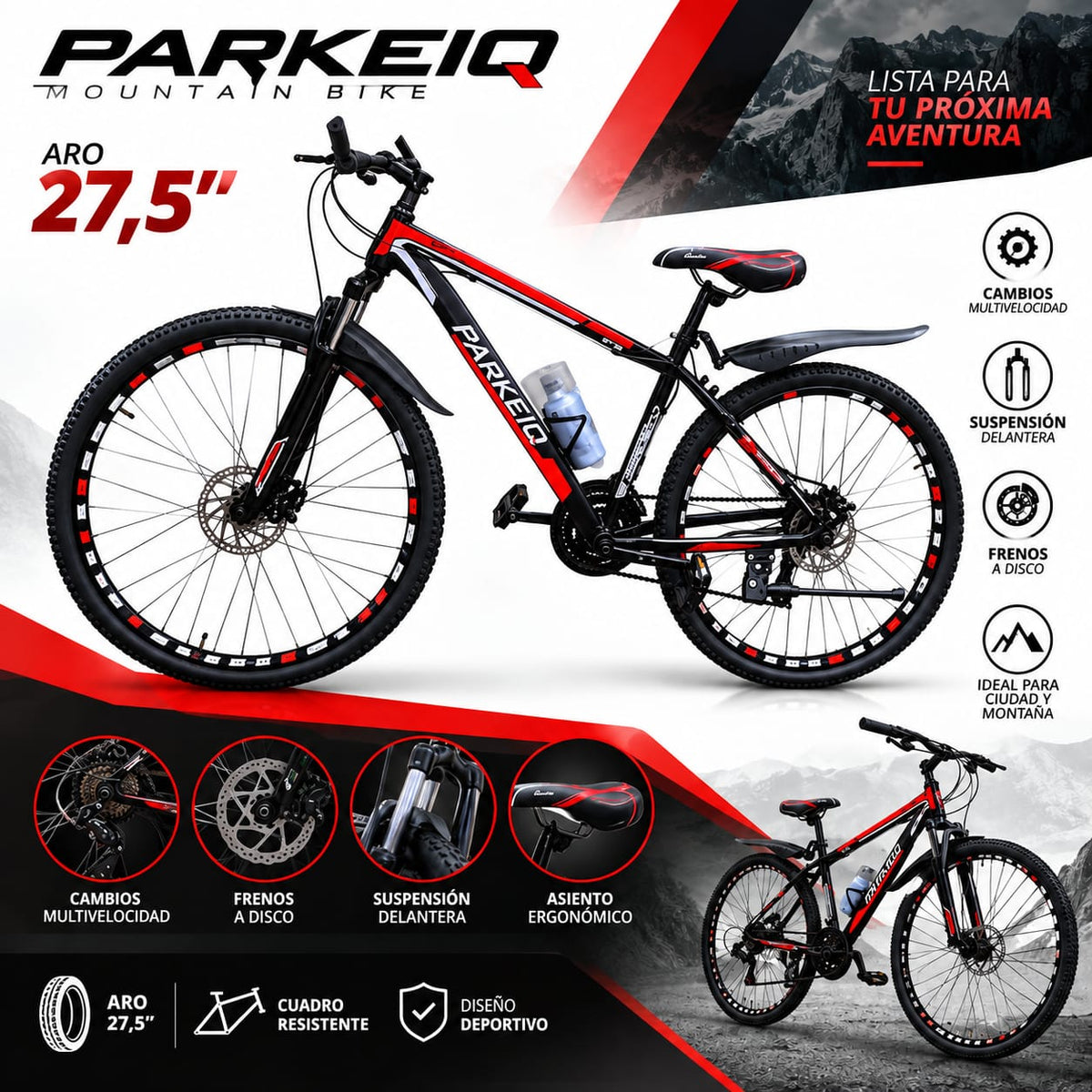 Bicicleta Aro 27.5  PARKEIQ