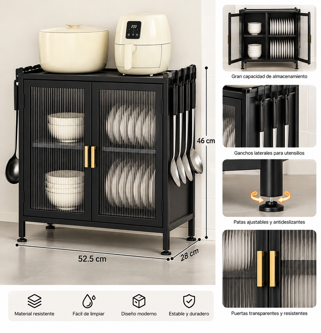 Estante 2 pisos cocina