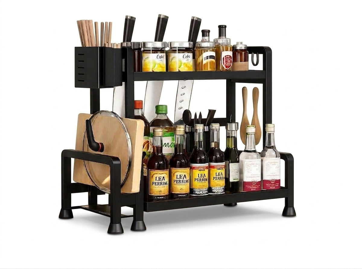 Estante Organizador de cocina Multifuncional de 2 Niveles- 40cm