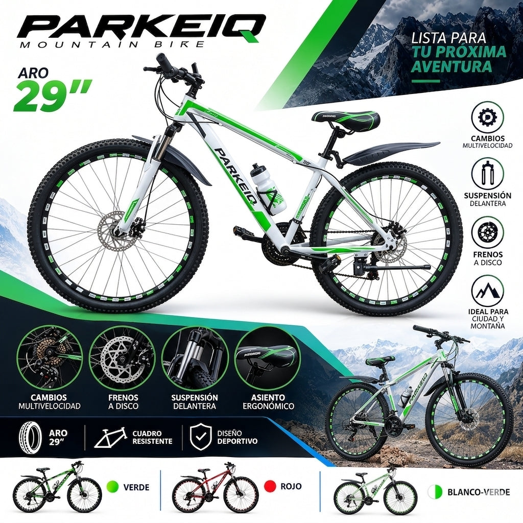 Bicicleta Aro 29" de Montaña PARKEIQ